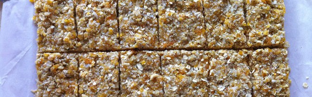 Apricot Walnut Energy Bars