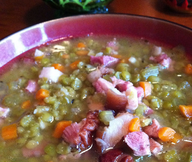 Split Pea and Ham Hock Soup