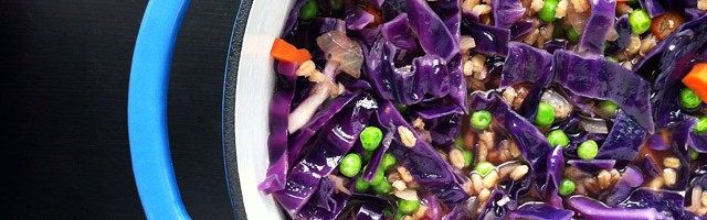 Barley, Cabbage, Carrot, and Pea Soup