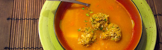 Sopa de Albondigas, Mexican Meatball Soup