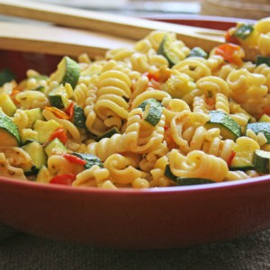 Zucchini and Tomato Spicy Summer Pasta