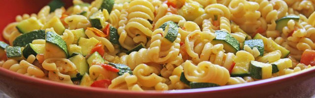 Zucchini and Tomato Spicy Summer Pasta