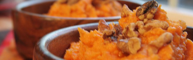 Maple Mashed Yams with Toasted Walnuts, The Ultimate Oregon Thanksgiving Recipe Roundup