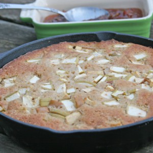 Buttermilk Apple Skillet Cake with Apple Raisin Compote, Tips & Tricks Included!