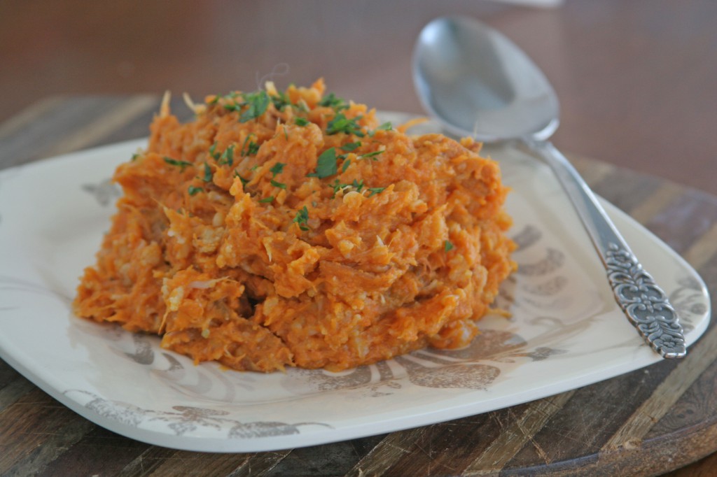 Roasted Yam & Cauliflower Mash