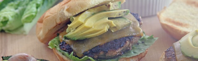 Turkey Burger with Chipotle Sauce, CA Avocado, and Fatworks Beef Tallow