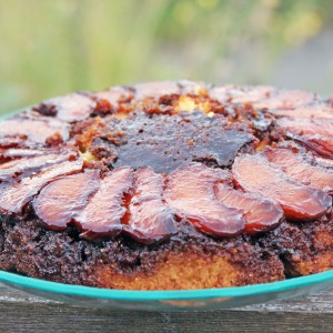 peach upside down cake recipe