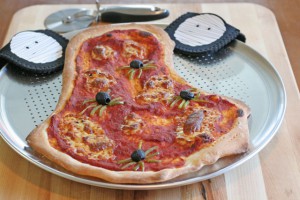 Baking a Difference for No Kid Hungry, Fun Spooky Pizza Recipe and {GIVEAWAY}