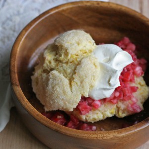 Rhubarb Shortcake