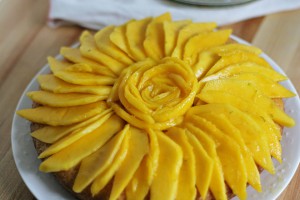 Citrus Olive Oil Mango Cake