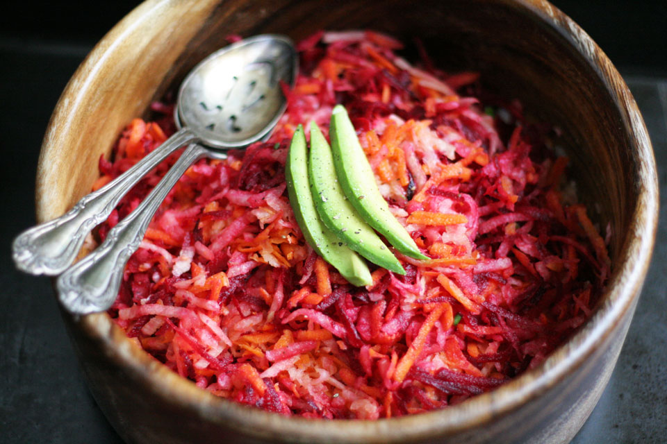 Shredded Root Salad, Yucatan Style