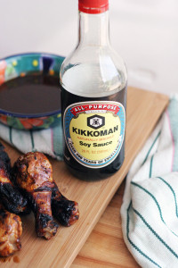 Soy and Pasilla Pepper Grilled Drumsticks