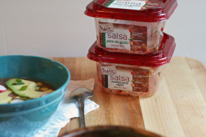 Salsa Black Bean Corn Tortilla Soup