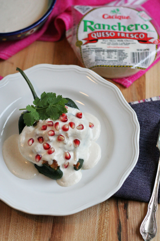 Chiles en Nogada (Chilies in Walnut Sauce)