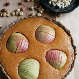 Persimmon Apple Tart