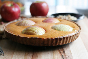 Persimmon Apple Tart