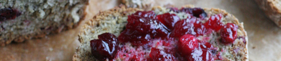 Ginger Cranberry Sauce Bread