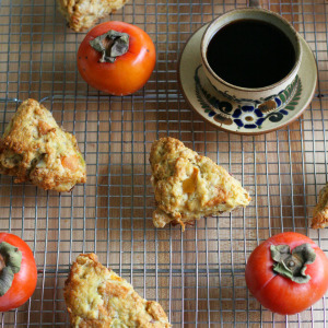 Persimmon Hazelnut Scone