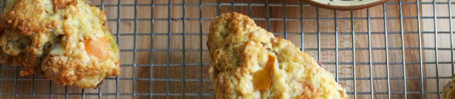 Persimmon Hazelnut Scone