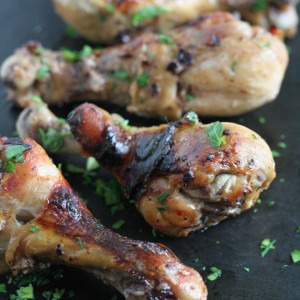 Black Bean Garlic Marinated Drumsticks- Easy three ingredient recipe