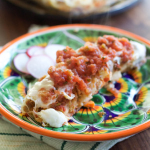 Easy Chicken and Sweetpotato Enchiladas