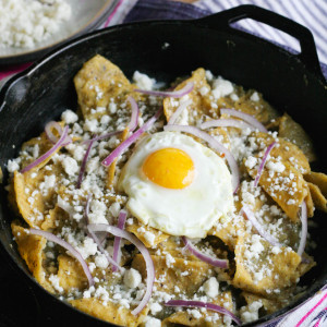 Easy Chilaquiles Verdes