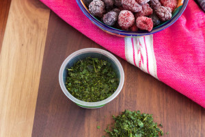 Berry Basil Slushy
