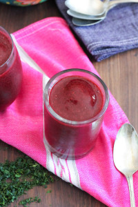 Berry Basil Slushy