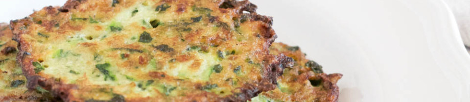 Zucchini Herb Fritters with Chipotle Buttermilk Sauce