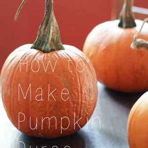 How to Make Pumpkin Puree