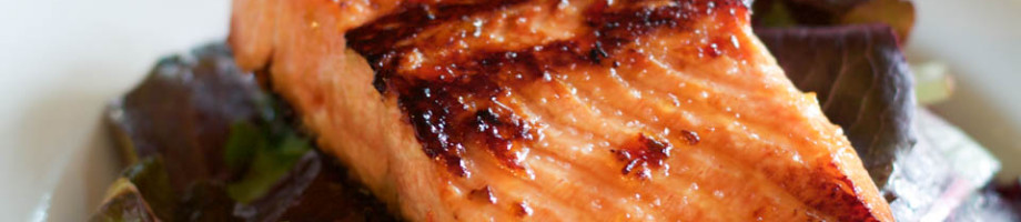 Spicy Pepper Jelly Glazed Salmon