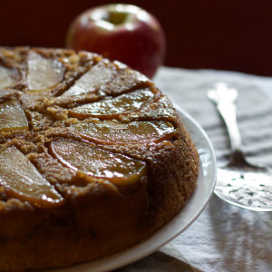 Brown Sugar Upside Down Apple Cake