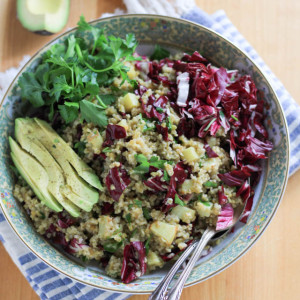 Warm Freekeh Salad with Citrus Dressing