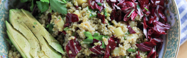 Warm Freekeh Salad with Citrus Dressing