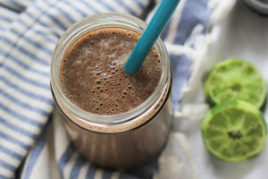 Cherry Lime Green Smoothie