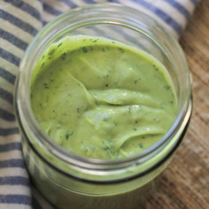 Creamy Avocado Cilantro Dressing