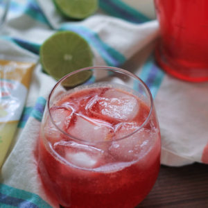 Sparkling Raspberry Ginger Limeade