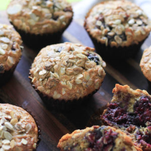 Blackberry Muesli Muffins