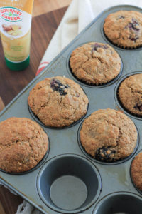 Super Moist Blackberry Ginger Bran Muffins