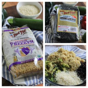 Black Bean Freekeh Poblano Veggie Burger
