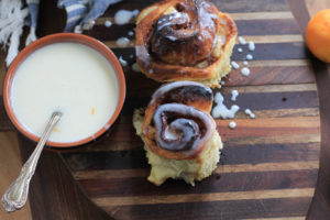 Buttermilk Clementine Cinnamon Rolls