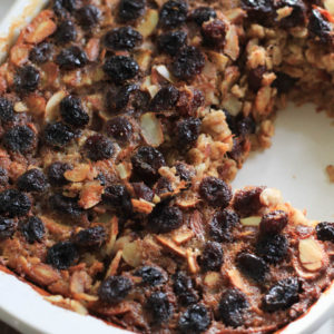 Baked Cranberry Oatmeal