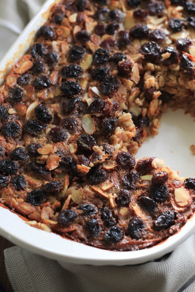 Baked Cranberry Oatmeal