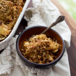 Baked Apples with Oatmeal