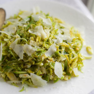 Sautéed Shaved Brussel Sprouts