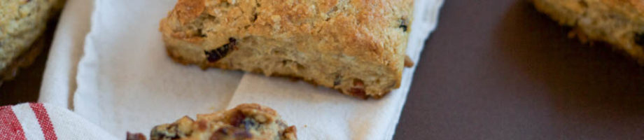 Dried Fruit Hazelnut Scones