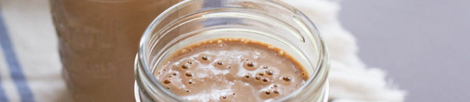 Chocolate Banana Oatmeal Protein Smoothie