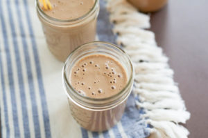 Chocolate Banana Oatmeal Protein Smoothie