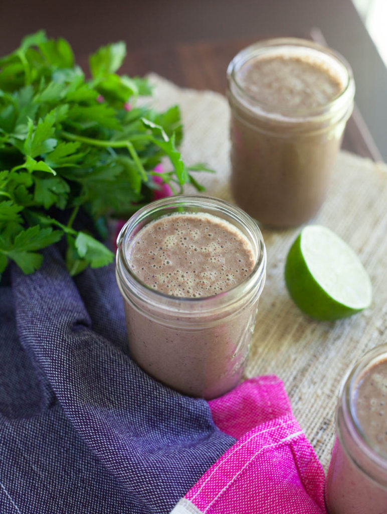 Berry Lime Parsley Smoothie