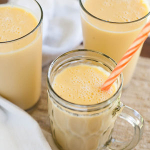 Mango Cantaloupe Dessert Smoothie